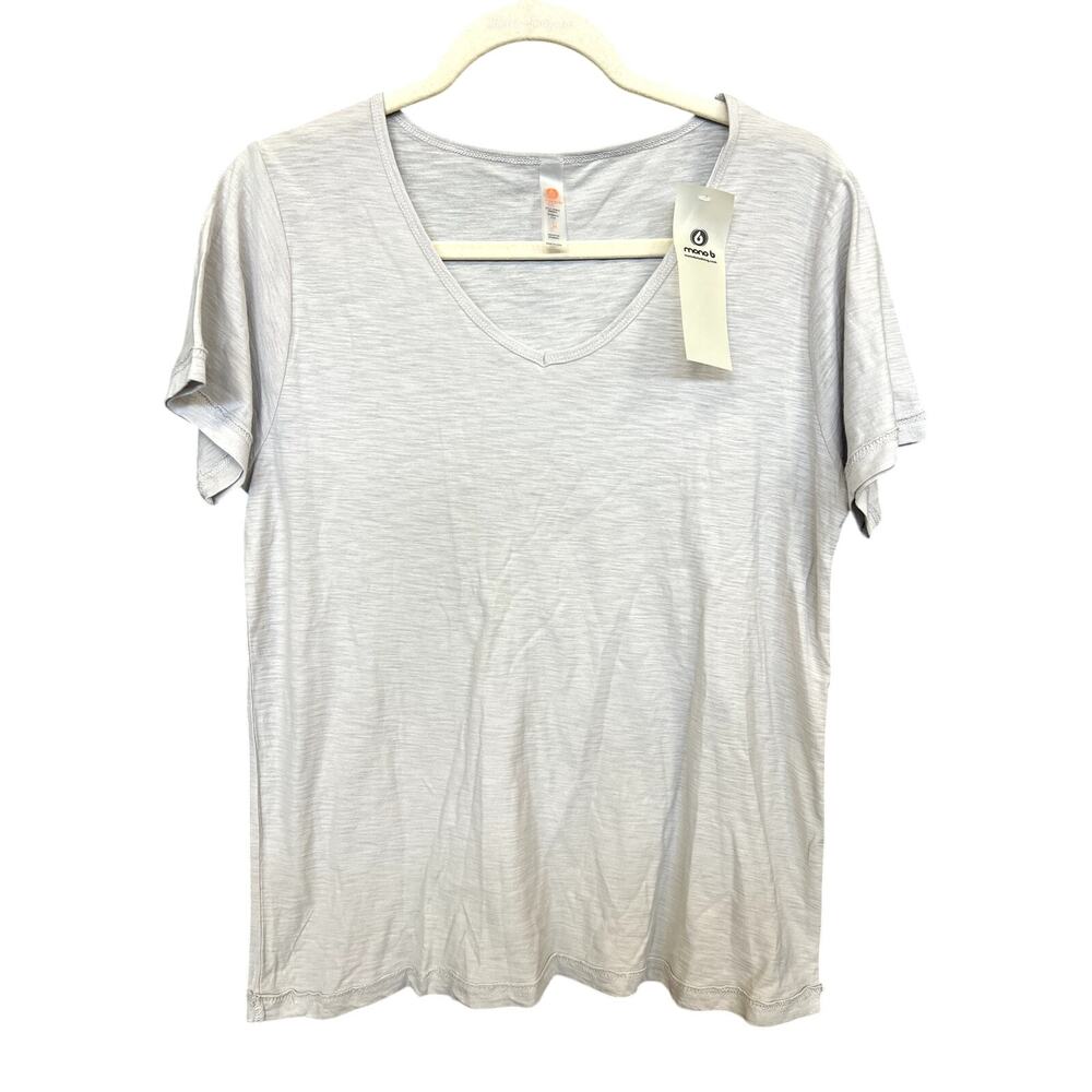 NWT Mono B Modal Gray Athletic Top Size Medium